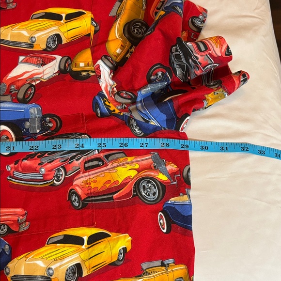 Red Car Print custom made Button-Up Shirt - Picture 6 of 7